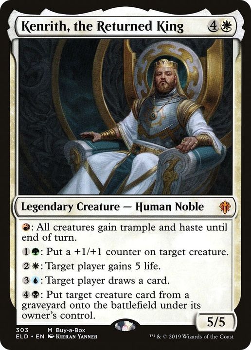 Kenrith, the Returned King in the group Magic the Gathering / Types / Creatures / Human at Proxyprinters.com (31637)