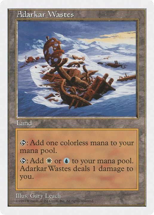 Adarkar Wastes in the group Magic the Gathering / Sets / Fifth Edition at Proxyprinters.com (31638)