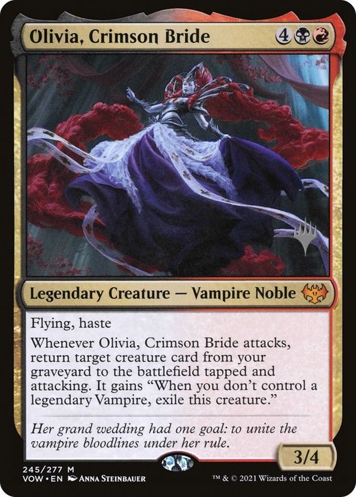 Olivia, Crimson Bride in the group Singles at Proxyprinters.com (31645)