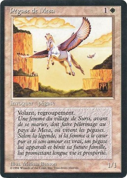 Mesa Pegasus in the group Magic the Gathering / Types / Colors / White at Proxyprinters.com (31649)