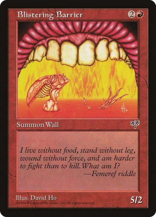 Blistering Barrier in the group Magic the Gathering / Types / Colors / Red at Proxyprinters.com (31657)