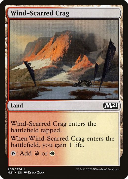 Wind-Scarred Crag in the group Magic the Gathering / Sets / Core Set 2021 at Proxyprinters.com (31669)