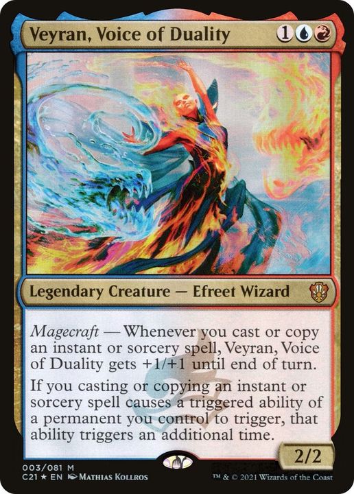 Veyran, Voice of Duality in the group Magic the Gathering / Types / Colors / Multicolors / R, U at Proxyprinters.com (31674)