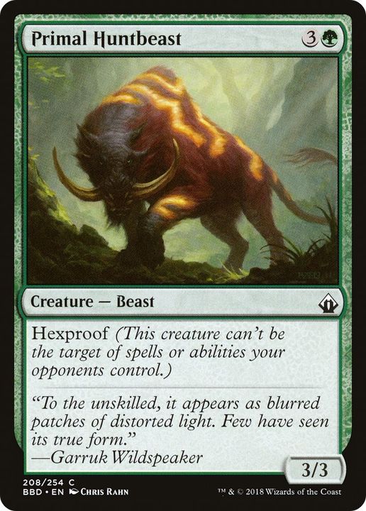 Primal Huntbeast in the group Magic the Gathering / Types / Colors / Green at Proxyprinters.com (31680)