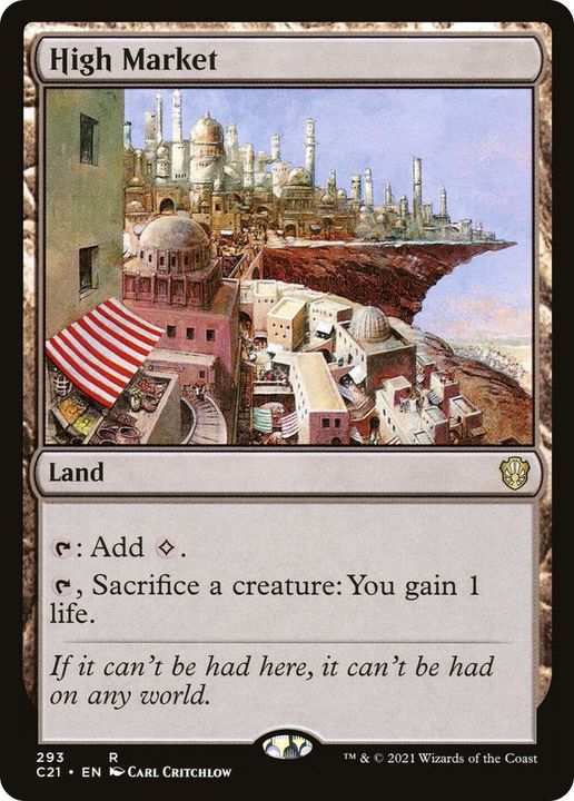 High Market in the group Magic the Gathering / Types / Colors / Colorless at Proxyprinters.com (31687)