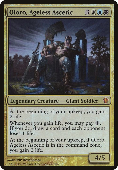 Oloro, Ageless Ascetic in the group Magic the Gathering / Types / Colors / Multicolors / B, U, W at Proxyprinters.com (31688)