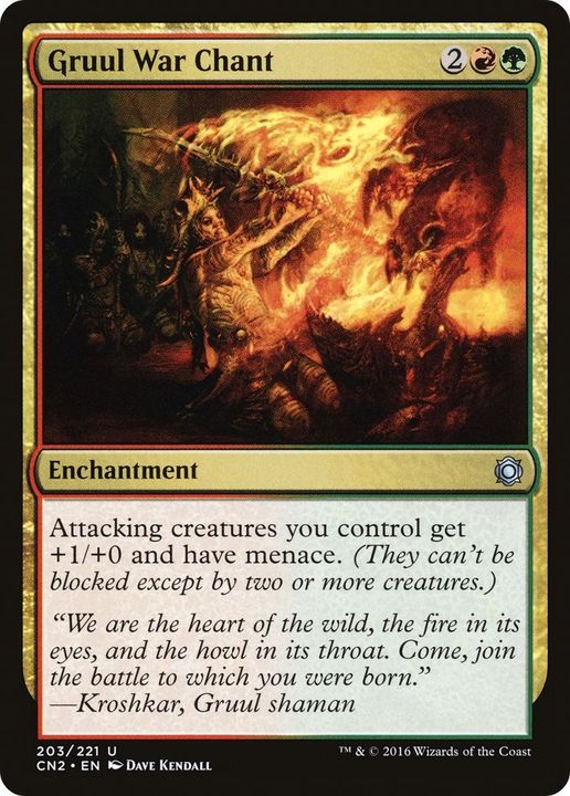 Gruul War Chant in the group Magic the Gathering / Sets / Conspiracy: Take the Crown at Proxyprinters.com (317)