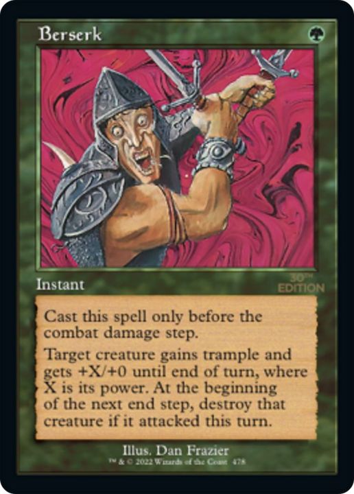 Berserk in the group Magic the Gathering / Types / Colors / Green at Proxyprinters.com (31708)