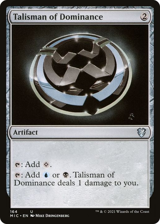 Talisman of Dominance in the group Magic the Gathering / Types / Artifacts / Artifact at Proxyprinters.com (31711)