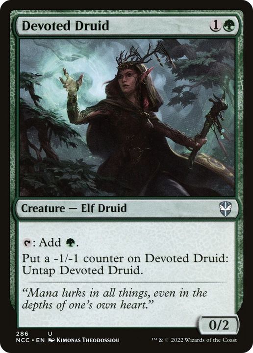 Devoted Druid in the group Magic the Gathering / Types / Creatures / Elf at Proxyprinters.com (31714)