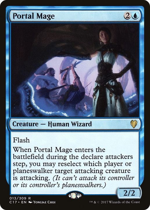 Portal Mage in the group Magic the Gathering / Types / Creatures / Wizard at Proxyprinters.com (31717)