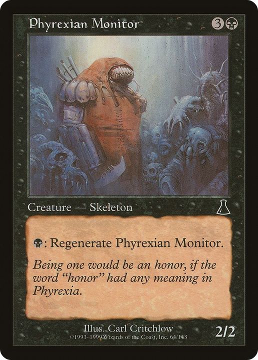 Phyrexian Monitor in the group Magic the Gathering / Types / Colors / Black at Proxyprinters.com (31754)