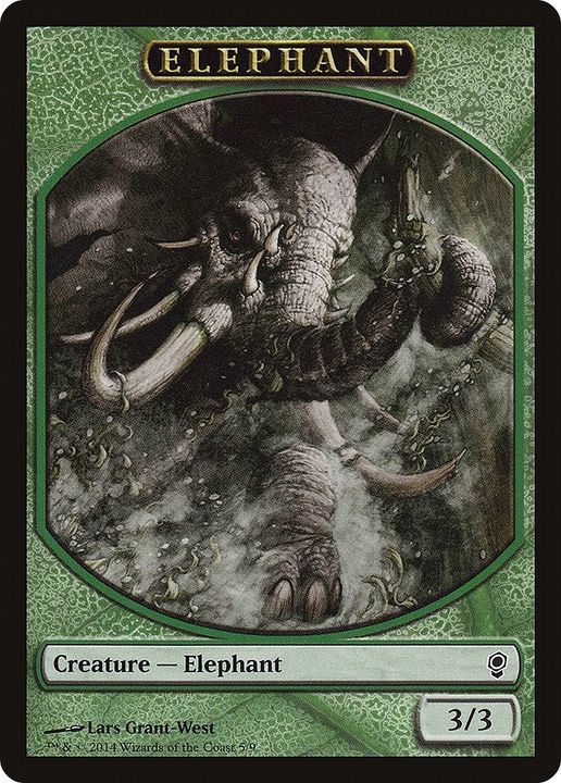 Elephant in the group Magic the Gathering / Types / Colors / Green at Proxyprinters.com (31783)