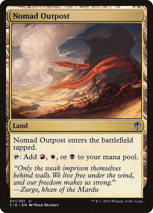 Nomad Outpost in the group Magic the Gathering / Types / Colors / Colorless at Proxyprinters.com (31786)