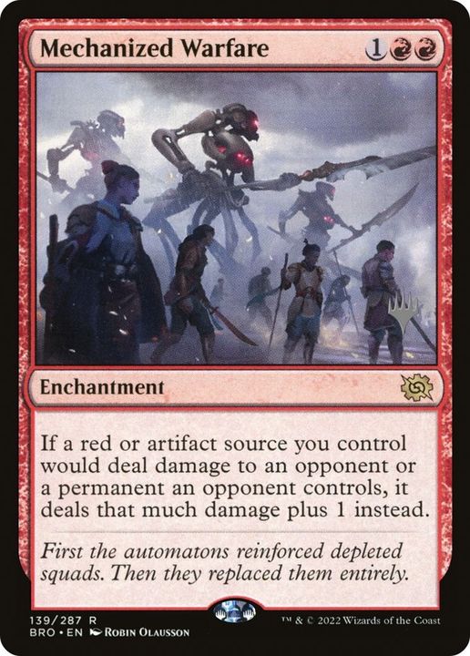 Mechanized Warfare in the group Magic the Gathering / Sets / The Brothers' War Promos at Proxyprinters.com (31787)