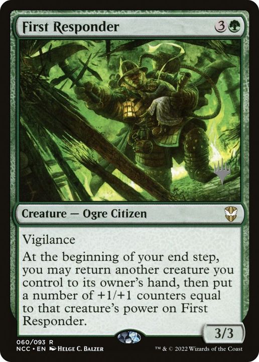 First Responder in the group Magic the Gathering / Types / Colors / Green at Proxyprinters.com (31790)