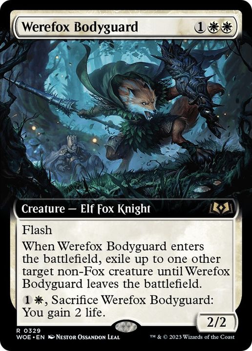 Werefox Bodyguard in the group Magic the Gathering / Sets / Wilds of Eldraine Art Series at Proxyprinters.com (31796)