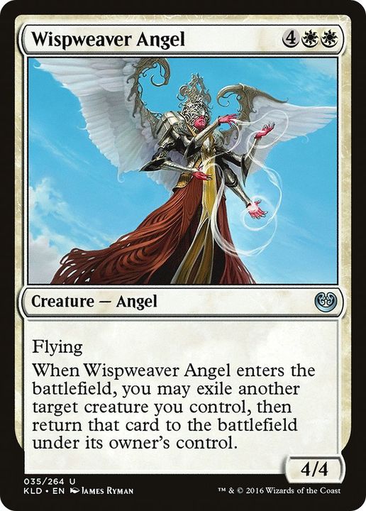 Wispweaver Angel in the group Magic the Gathering / Types / Colors / White at Proxyprinters.com (31799)