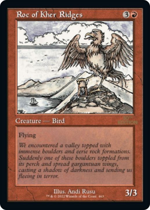 Roc of Kher Ridges in the group Magic the Gathering / Types / Colors / Red at Proxyprinters.com (31832)