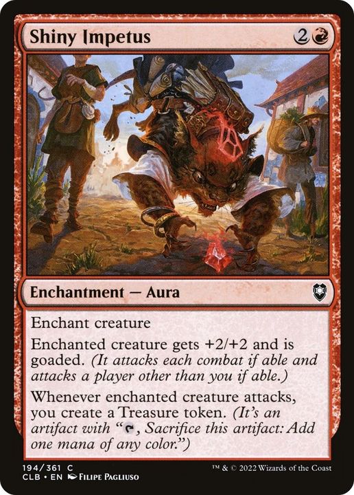 Shiny Impetus in the group Magic the Gathering / Types / Colors / Red at Proxyprinters.com (31847)