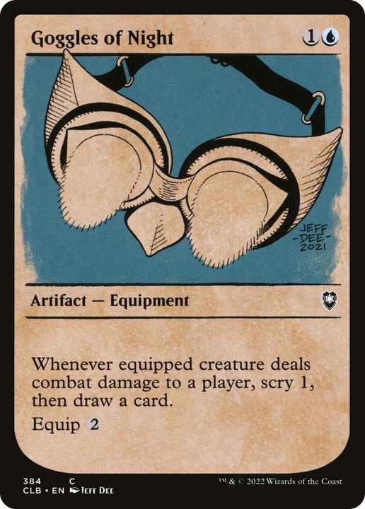 Goggles of Night in the group Magic the Gathering / Types / Artifacts / Artifact at Proxyprinters.com (31850)