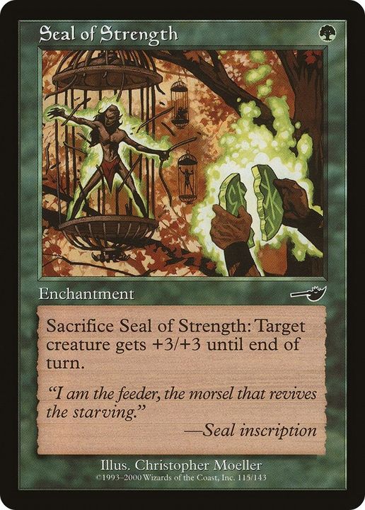 Seal of Strength in the group Magic the Gathering / Sets / Nemesis at Proxyprinters.com (31873)