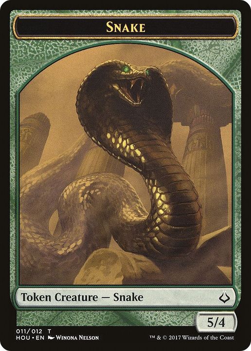 Snake in the group Magic the Gathering / Sets / Hour of Devastation Tokens at Proxyprinters.com (31890)