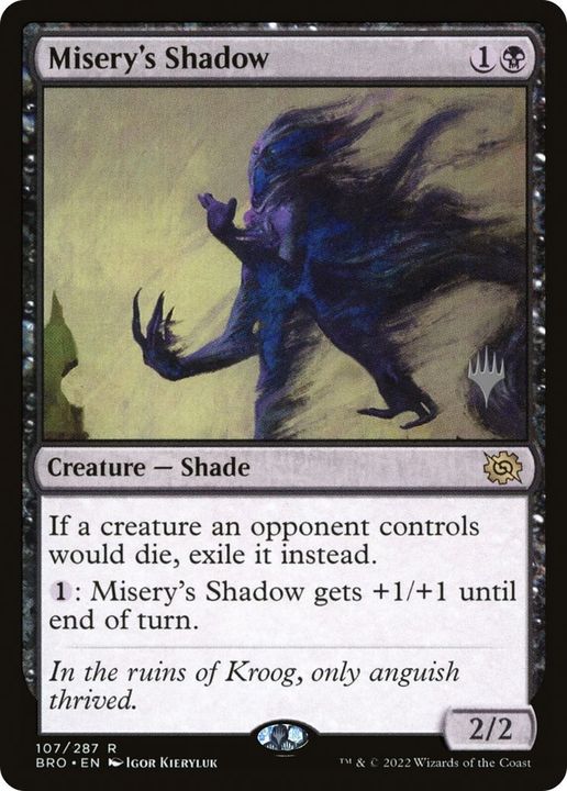 Misery's Shadow in the group Magic the Gathering / Sets / The Brothers' War Promos at Proxyprinters.com (31895)