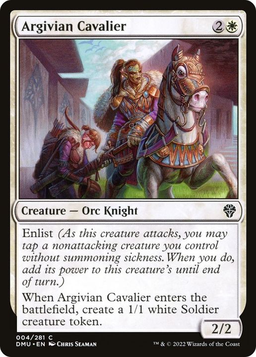 Argivian Cavalier in the group Magic the Gathering / Sets / Dominaria United at Proxyprinters.com (31896)