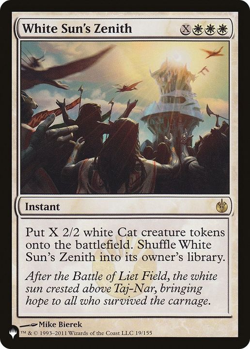 White Sun's Zenith in the group Magic the Gathering / Sets / The List at Proxyprinters.com (31906)