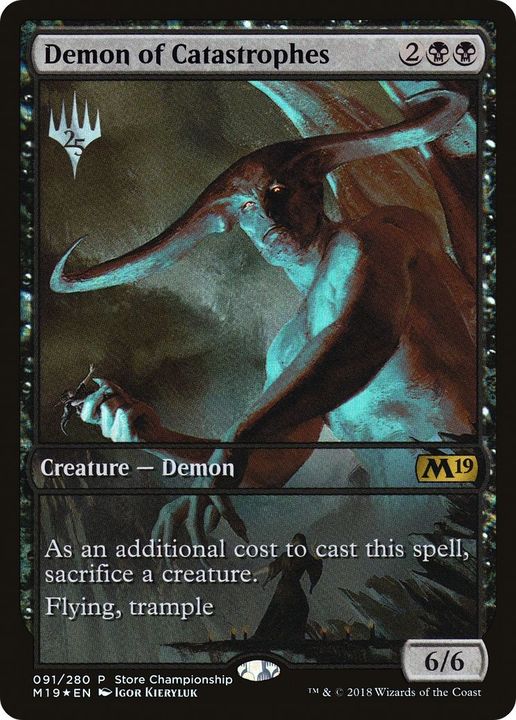 Demon of Catastrophes in the group Magic the Gathering / Sets / Core Set 2019 Promos at Proxyprinters.com (31911)