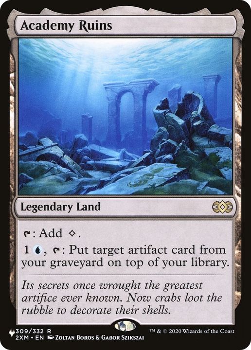 Academy Ruins in the group Magic the Gathering / Types / Colors / Colorless at Proxyprinters.com (31949)