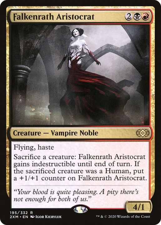 Falkenrath Aristocrat in the group Magic the Gathering / Types / Colors / Multicolors / B, R at Proxyprinters.com (31970)