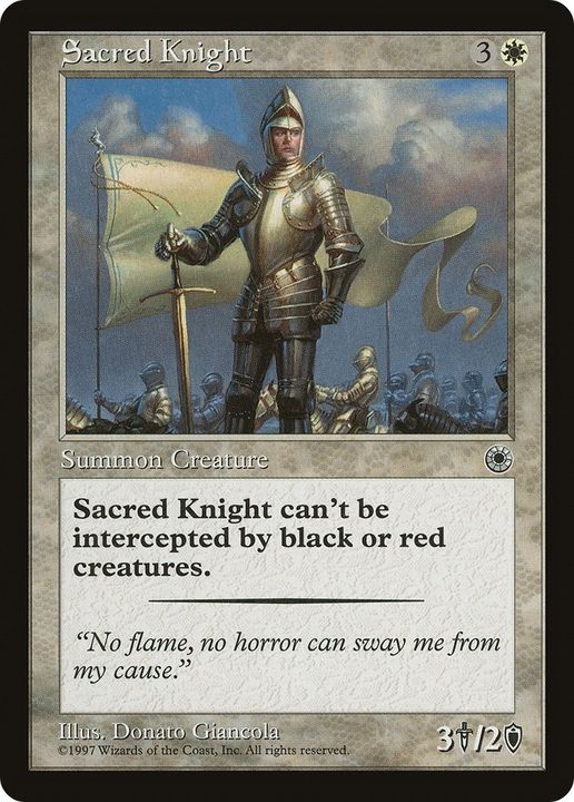 Sacred Knight in the group Magic the Gathering / Types / Creatures / Human at Proxyprinters.com (31982)