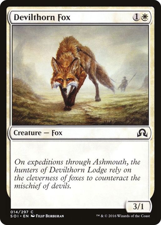 Devilthorn Fox in the group Magic the Gathering / Sets / Shadows over Innistrad at Proxyprinters.com (31998)