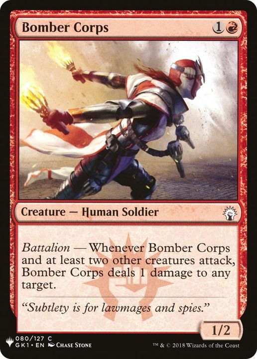 Bomber Corps in the group Magic the Gathering / Types / Creatures / Human at Proxyprinters.com (32011)