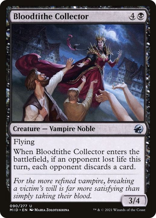 Bloodtithe Collector in the group Magic the Gathering / Sets / Innistrad: Midnight Hunt at Proxyprinters.com (32038)