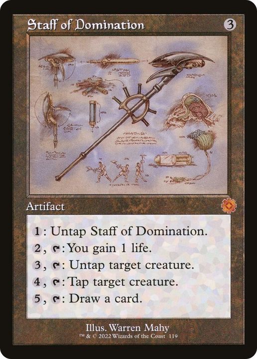 Staff of Domination in the group Magic the Gathering / Sets / The Brothers' War Retro Artifacts at Proxyprinters.com (32042)