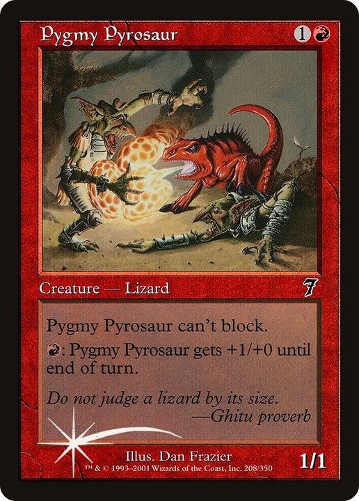 Pygmy Pyrosaur in the group Magic the Gathering / Sets / Seventh Edition at Proxyprinters.com (32068)