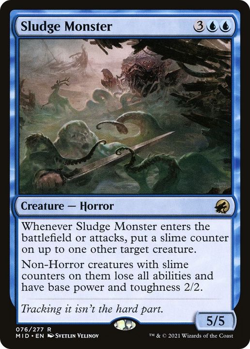 Sludge Monster in the group Magic the Gathering / Types / Colors / Blue at Proxyprinters.com (32095)