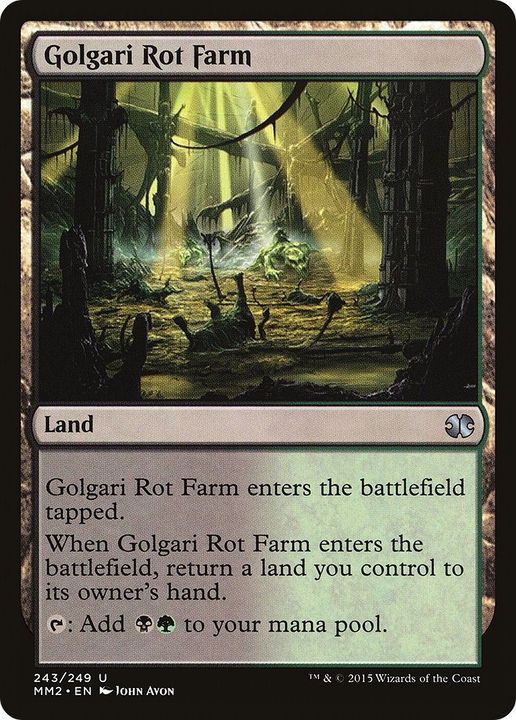 Golgari Rot Farm in the group Magic the Gathering / Sets / Modern Masters 2017 at Proxyprinters.com (32104)