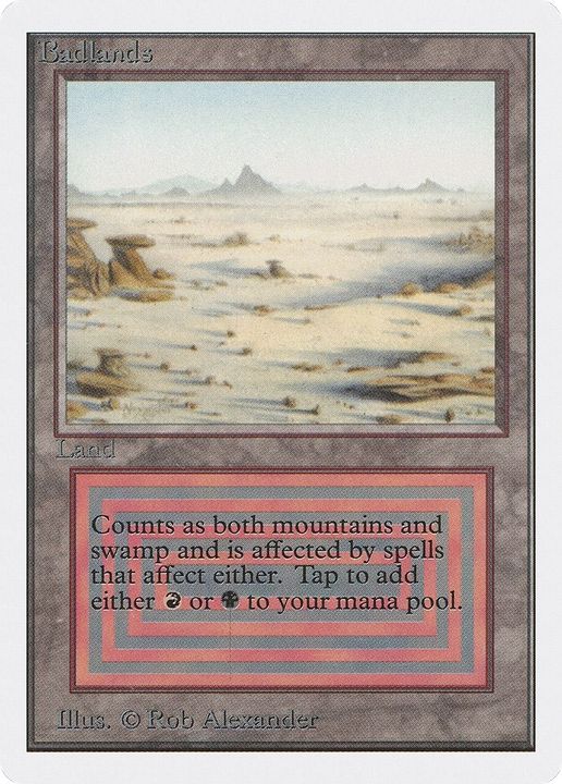 Badlands in the group Magic the Gathering / Types / Land / Mountain at Proxyprinters.com (32110)