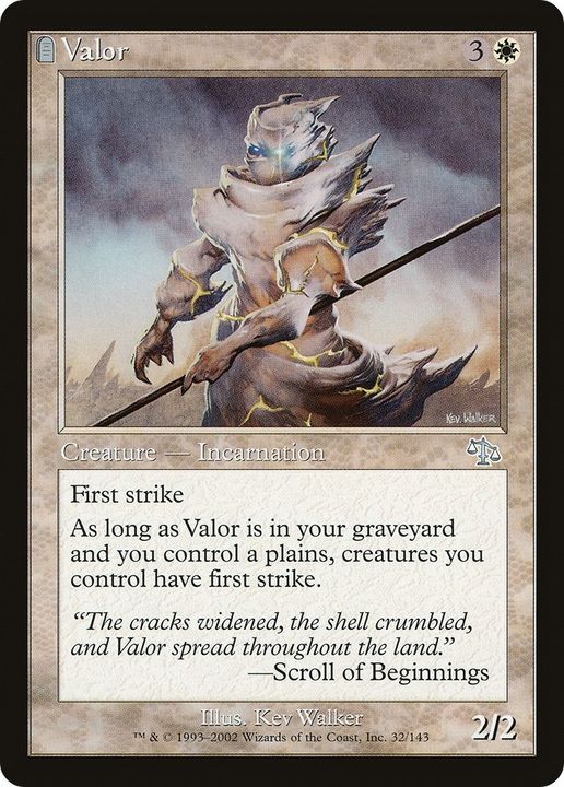 Valor in the group Magic the Gathering / Types / Colors / White at Proxyprinters.com (32117)