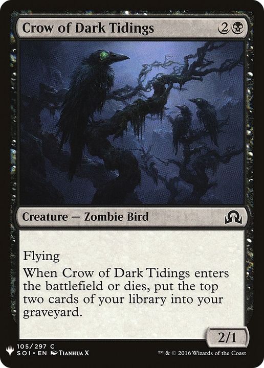 Crow of Dark Tidings in the group Advanced search at Proxyprinters.com (32122)