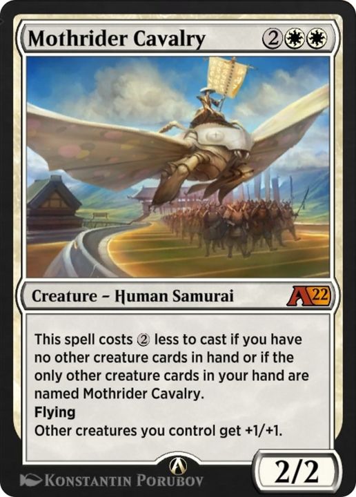 Mothrider Cavalry in the group Magic the Gathering / Sets / Alchemy: Kamigawa at Proxyprinters.com (32123)