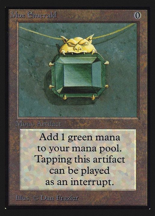 Mox Emerald in the group Magic the Gathering / Types / Artifacts / Artifact at Proxyprinters.com (32157)