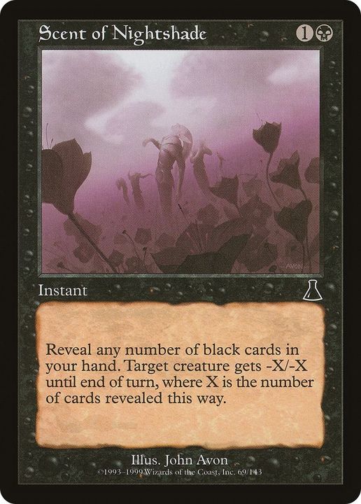 Scent of Nightshade in the group Magic the Gathering / Types / Colors / Black at Proxyprinters.com (32165)