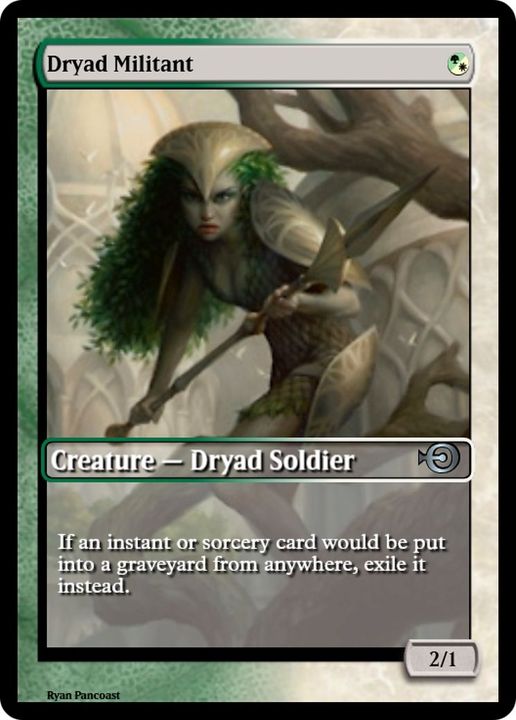 Dryad Militant in the group Magic the Gathering / Types / Colors / Multicolors / G, W at Proxyprinters.com (32171)