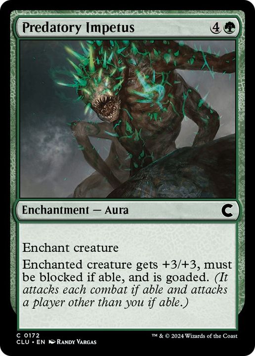 Predatory Impetus in the group Magic the Gathering / Types / Colors / Green at Proxyprinters.com (32190)