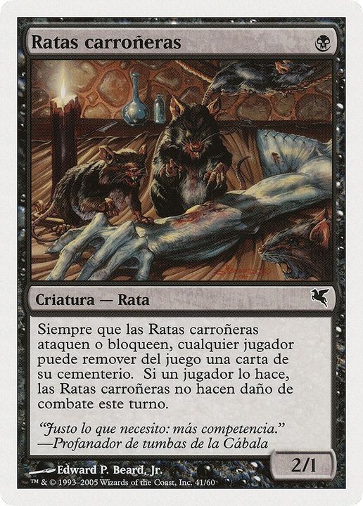 Carrion Rats in the group Magic the Gathering / Types / Colors / Black at Proxyprinters.com (32199)